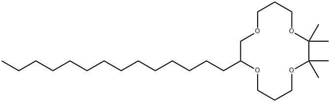 9-Tetradecyl-2,2,3,3-tetramethyl-1,4,8,11-tetraoxacyclotetradecane