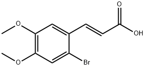 2-溴-4,5-二甲氧基肉桂酸