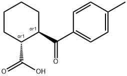 反式-2-(4-甲基苯甲酰)-1-环己烷羧酸