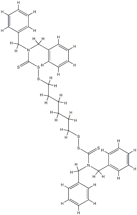 1,6-Bis(N,N′-dibenzylthiocarbamoyldithio)-hexan