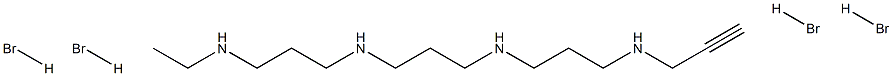 N(1)-ethyl-N(11)-propargyl-4,8-diazaundecane-1,11-diamine