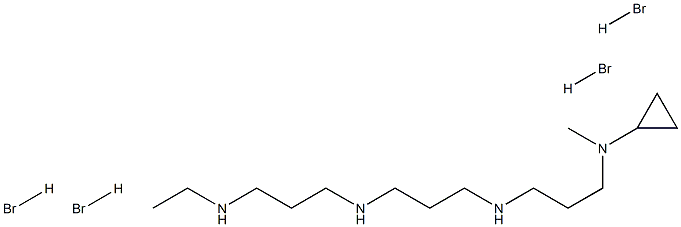 N(1)-ethyl-N-(11)-((cyclopropyl)methyl)-4,8-diazaundecane-1,11-diamine