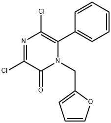 1-furfuryl-3,5-dichloro-6-phenylpyrazinone