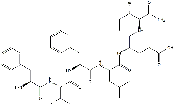 phenylalanyl-valyl-phenylalanyl-psi(methylamino)leucyl-glutamyl-isoleucineamide