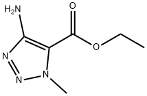 1H-1,2,3-Triazole-5-carboxylicacid,4-amino-1-methyl-,ethylester(9CI)