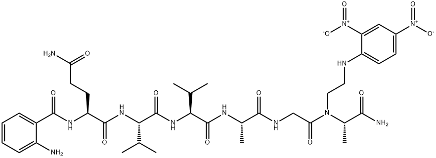 ABZ-GLN-VAL-VAL-ALA-GLY-ALA-ETHYLENEDIAMINE-DNP