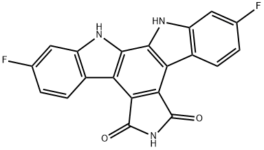 12,13-Dihydro-2,10-difluoro-5H-Indolo[2,3-a]pyrrolo[3,4-c]carbazole-5,7(6H)-dione