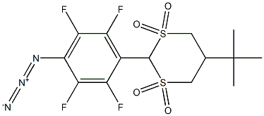 2-(4'-azidotetrafluorophenyl)-5-tert-butyl-1,3-dithiane-bis-sulfone