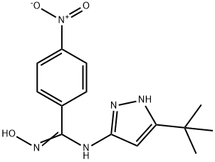 N-[5-(叔丁基)-1H-吡唑-3-基]-N'-羟基-4-硝基苯甲脒