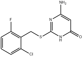 6-amino-2-{[(2-chloro-6-fluorophenyl)methyl]sulfanyl}-3,4-dihydropyrimidin-4-one