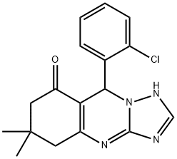 9-(2-chlorophenyl)-6,6-dimethyl-5,6,7,9-tetrahydro-[1,2,4]triazolo[5,1-b]quinazolin-8(4H)-one