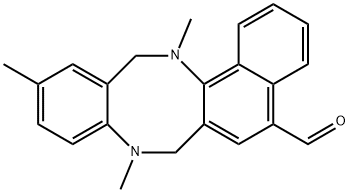 8,11,14-trimethyl-7,8,13,14-tetrahydronaphtho[2,1-c][1,5]benzodiazocine-5-carbaldehyde