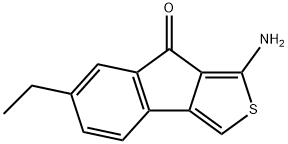 8H-Indeno[1,2-c]thiophen-8-one,1-amino-6-ethyl-(9CI)