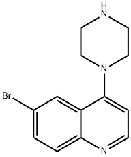 6-BROMO-4-(PIPERAZIN-1-YL)QUINOLINE