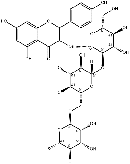 Kaempferol-3-O-α-L-rhamnopyranosyl-(1→6)-β-D-glucopyranosyl-(1→2)-β-D-glucopyranoside