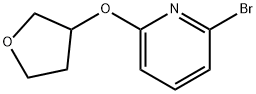 6-(TETRAHYDRO-FURAN-3-YLOXY)-2-BROMOPYRIDINE