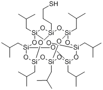 1-(3-巯基)丙基-3,5,7,9,11,13,15-异丁基戊环-八硅氧烷