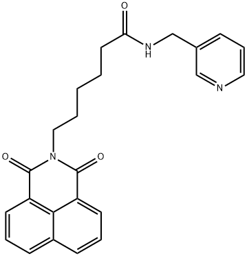 6-(1,3-dioxo-1H-benzo[de]isoquinolin-2(3H)-yl)-N-(pyridin-3-ylmethyl)hexanamide