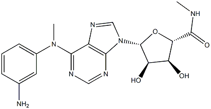 N(6)-(4-aminobenzyl)adenosine-5'-N-methyluronamide