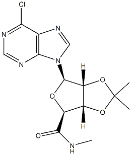 1-(6-氯-9H-嘌呤-9-基)-1-脱氧-N-甲基-2,3-O-异亚丙基-BETA-D-呋喃核糖酰胺