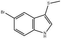 5-溴-3-(甲基硫代)-1H-吲哚