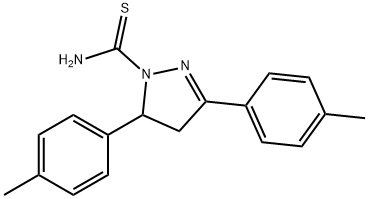 3,5-DIP-TOLYL-4,5-DIHYDRO-1H-PYRAZOLE-1-CARBOTHIOAMIDE