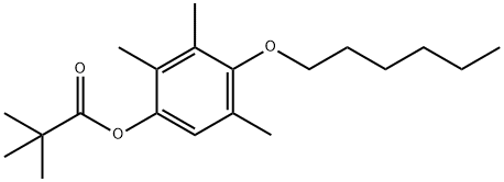 1-O-HEXYL-4-PIVALOYL-2,3,5-TRIMETHYLHYDROQUINONE