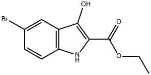 5-溴-3-羟基-1H-吲哚-2-羧酸乙酯