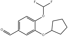 3-Cyclopentyloxy-4-difluoromethoxy-benzaldehyde