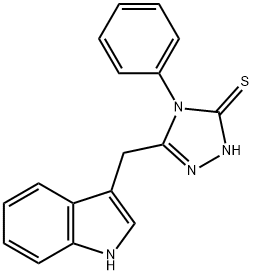 5-(1H-indol-3-ylmethyl)-4-phenyl-2,4-dihydro-3H-1,2,4-triazole-3-thione