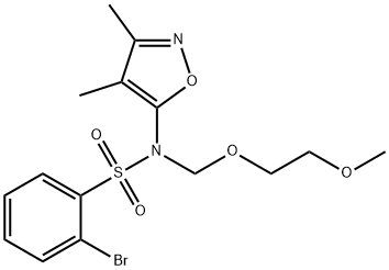 2-broMo-N-(3,4-diMethyl-5-isoxazolyl)-N-[(2-Methoxyethoxy)Methyl]benzenesulfonaMide