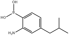 2-氨基-4-(2-甲基丙基)苯基硼酸