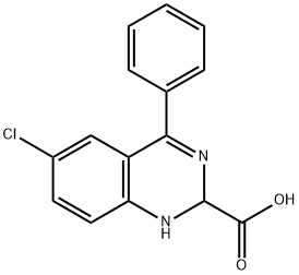 6-氯-4-苯基-1,2-二氢喹唑啉-2-甲酸