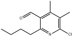 2-丁基-6-氯-4,5-二甲基烟醛