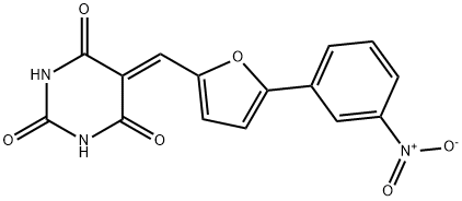 5-((5-(3-nitrophenyl)furan-2-yl)methylene)pyrimidine-2,4,6(1H,3H,5H)-trione