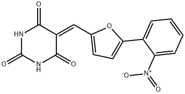 5-{[5-(2-nitrophenyl)furan-2-yl]methylidene}pyrimidine-2,4,6(1H,3H,5H)-trione