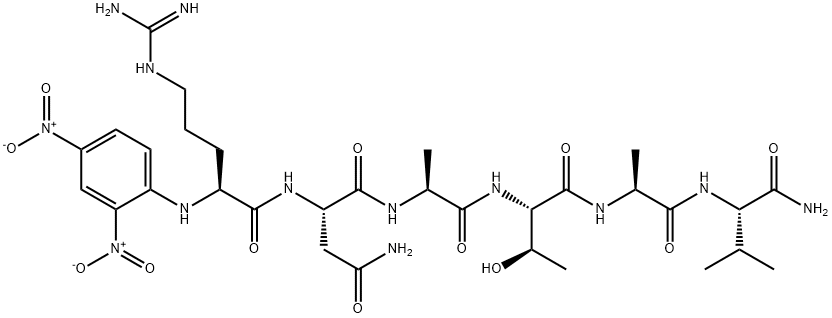 DNP-ARG-ASN-ALA-THR-ALA-VAL-NH2