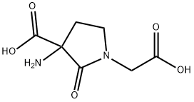 1-Pyrrolidineaceticacid,3-amino-3-carboxy-2-oxo-(9CI)