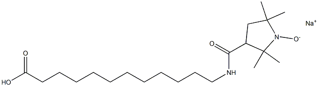 12-(2,2,5,5-tetramethyl-1-pyrrolidinoxyl-3-carbonylamino)dodecanoate