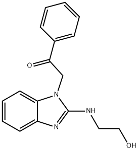 2-{2-[(2-hydroxyethyl)amino]-1H-benzimidazol-1-yl}-1-phenylethanone