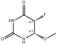 2,4(1H,3H)-Pyrimidinedione,5-fluorodihydro-6-methoxy-,cis-(9CI)