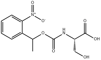 N-1-(2-nitrophenyl)ethoxycarbonylserine