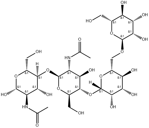 O-ALPHA-D-甘露糖基-(1-6)-O-BETA-D-甘露糖基-(1-4)-O-2-(乙酰氨基)-2-脱氧-BETA-D-吡喃葡萄糖基-(1-4)-2-(乙酰氨基)-2-脱氧-BETA-D-吡喃葡萄糖