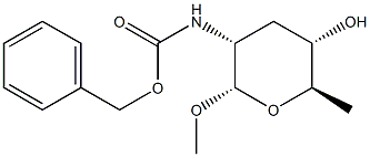 alpha-D-ribo-Hexopyranoside,methyl2,3,6-trideoxy-2-[[(phenylmethoxy)carbonyl]amino]-(9CI)