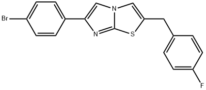 6-(4-bromophenyl)-2-(4-fluorobenzyl)imidazo[2,1-b]thiazole