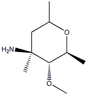 L-arabino-Heptitol,4-amino-2,6-anhydro-1,3,4,7-tetradeoxy-4-C-methyl-5-O-methyl-,(2Xi)-(9CI)