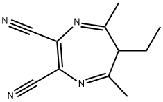 6H-1,4-Diazepine-2,3-dicarbonitrile,6-ethyl-5,7-dimethyl-(9CI)