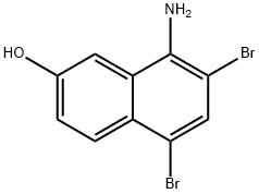 8-amino-5,7-dibromo-2-Naphthalenol