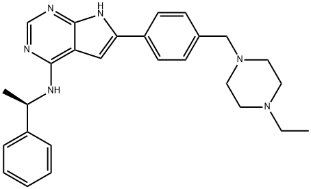 6-[4-[(4-乙基-1-哌嗪)甲基]苯基]-N-[(1R)-1-苯基乙基]-7H-吡咯并[2,3-D]嘧啶-4-胺