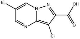 6-溴-3-氯-2-吡唑[1,5-A]嘧啶羧酸